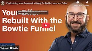 Productizing Your Services for Highly Profitable Leads and Sales