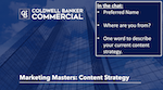 Coldwell Banker Commercial Content Strategy